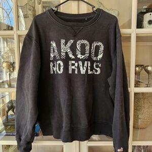 Akoo Crew Neck Heavy Weight No Rvls Sweatshirt T.I. Rap Quality Mens Size 2XL